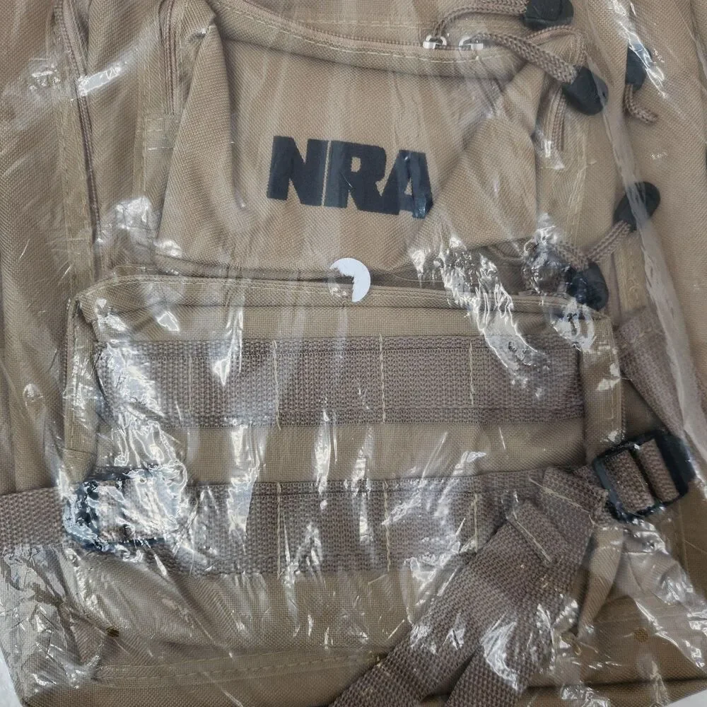 NEW NRA Multipocket Adjustable Strap Backpack Bookbag
